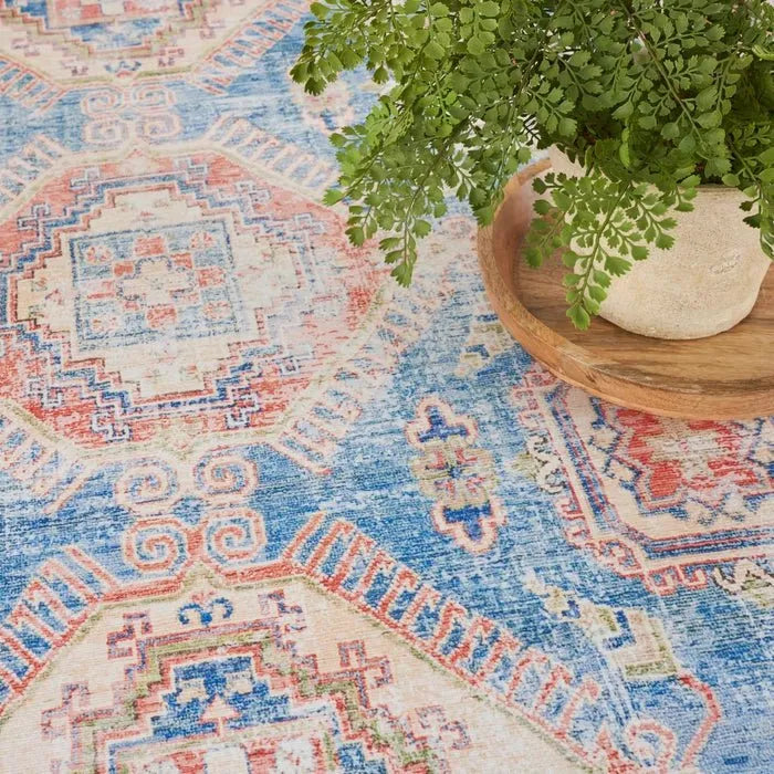 Fulton FUL08 Blue/Ivory Area Rug