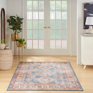 Fulton FUL08 Blue/Ivory Area Rug