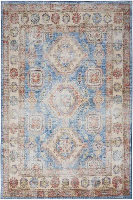 Fulton FUL08 Blue/Ivory Area Rug