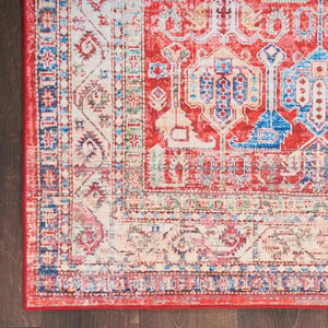 Fulton FUL09 Red Area Rug