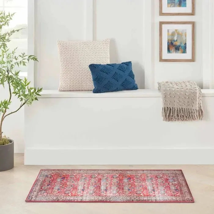 Fulton FUL09 Red Area Rug