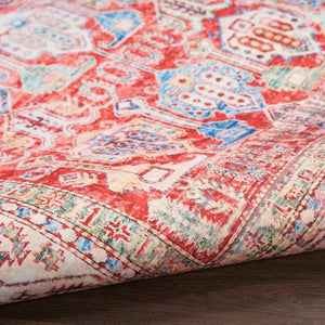 Fulton FUL09 Red Area Rug