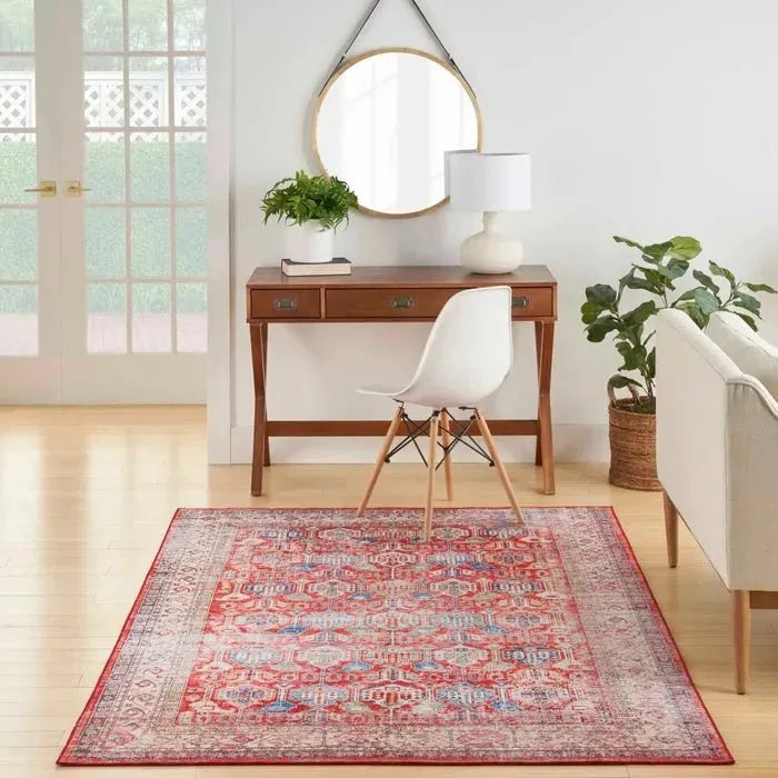 Fulton FUL09 Red Area Rug