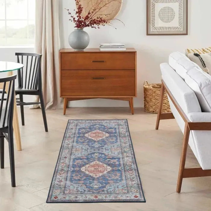 Fulton FUL11 Blue Area Rug