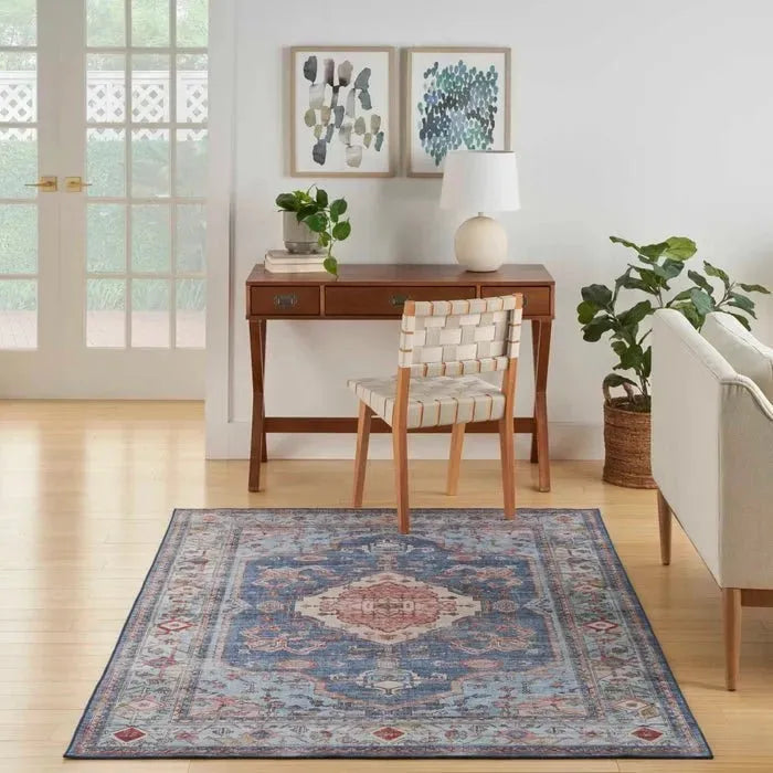 Fulton FUL11 Blue Area Rug