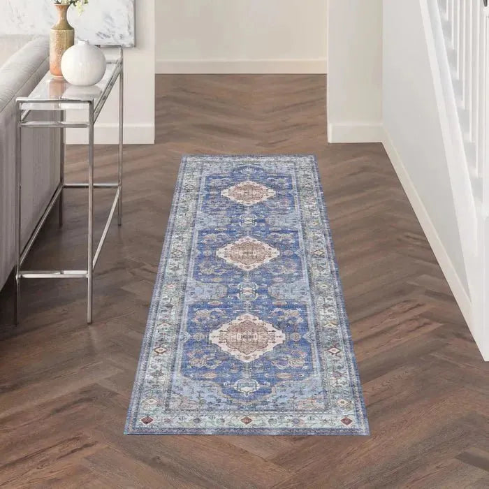 Fulton FUL11 Blue Area Rug