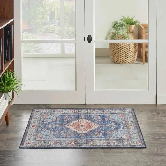 Fulton FUL11 Blue Area Rug