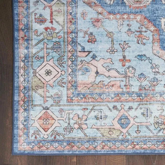 Fulton FUL11 Blue Area Rug