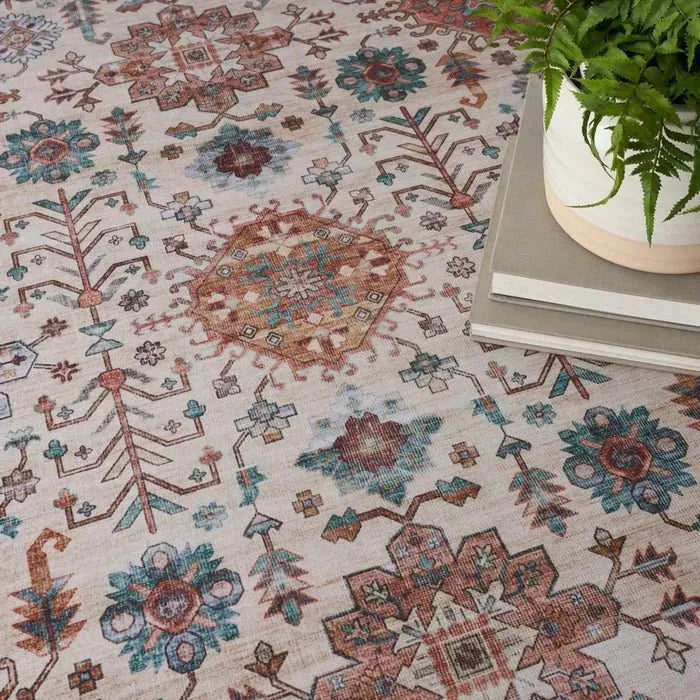 Fulton FUL12 Beige/Multi Area Rug
