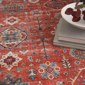 Fulton FUL12 Rust Area Rug