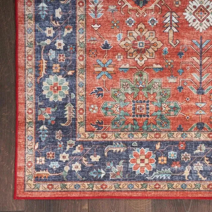 Fulton FUL12 Rust Area Rug