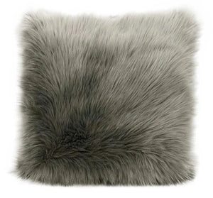 Fur FL101 Silver Grey Pillow