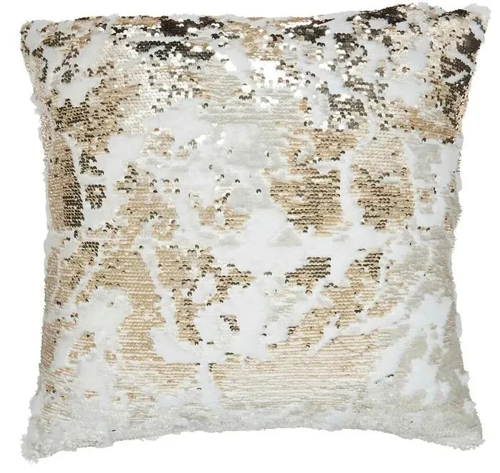 Fur VV201 Ivory Gold Pillow