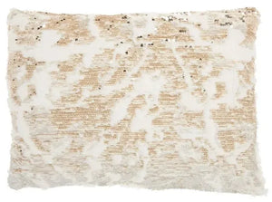 Fur VV201 Ivory Gold Pillow