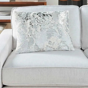 Fur VV201 White/Silver Pillow