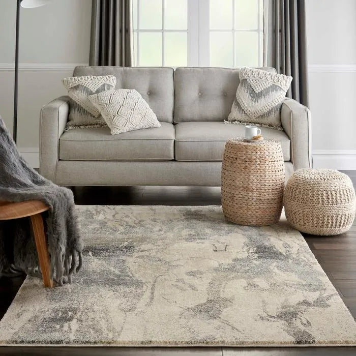 Fusion FSS16 Cream Grey Rug