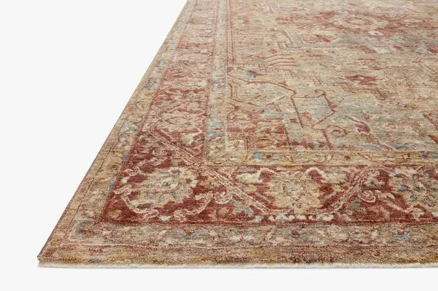 Gaia GAA-01 Gold/Brick Rug