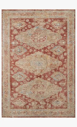 Gaia GAA-02 Gold/Brick Rug