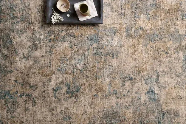 Gaia GAA-03 Taupe/Denim Rug