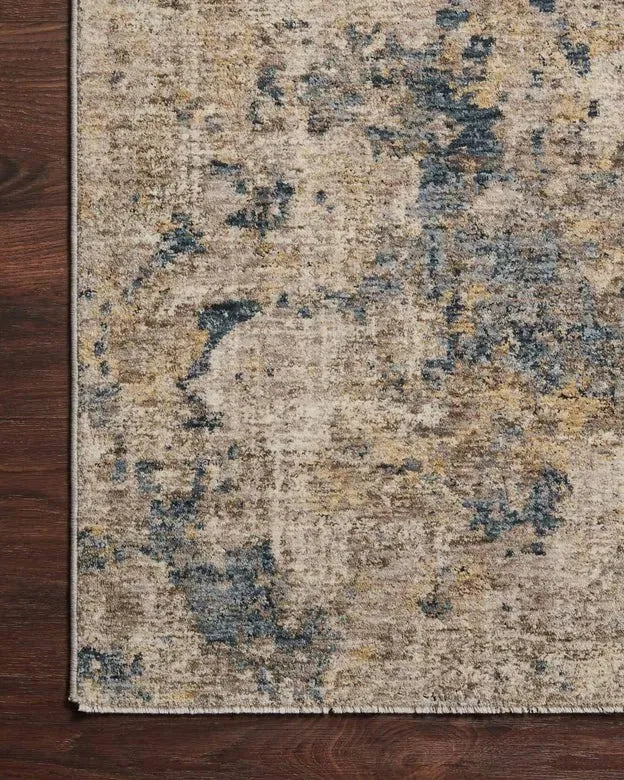 Gaia GAA-03 Taupe/Denim Rug