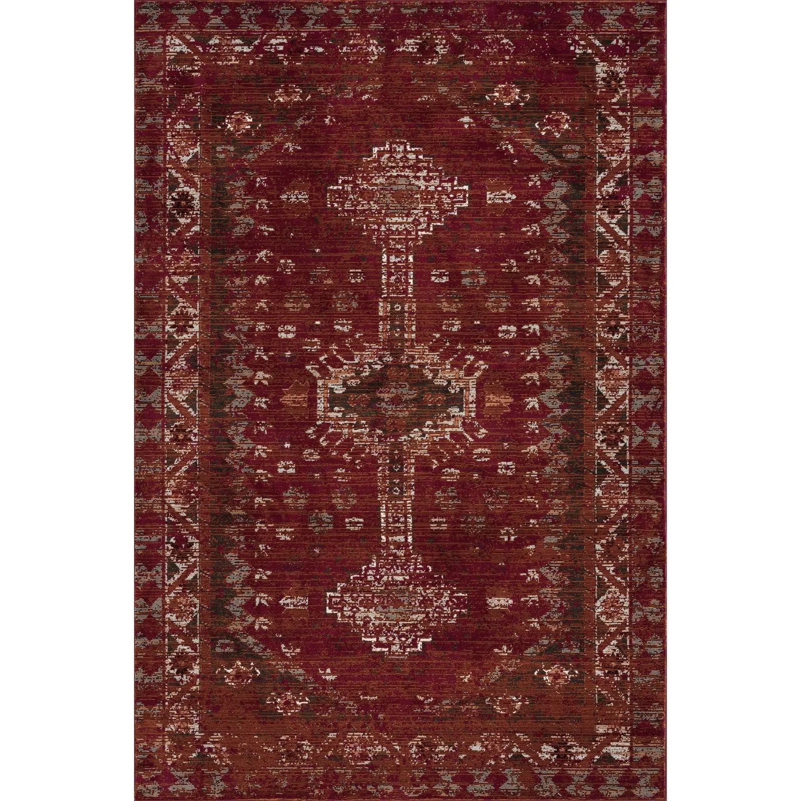 Gala Lr81378 Red/Chestnut Brown Rug