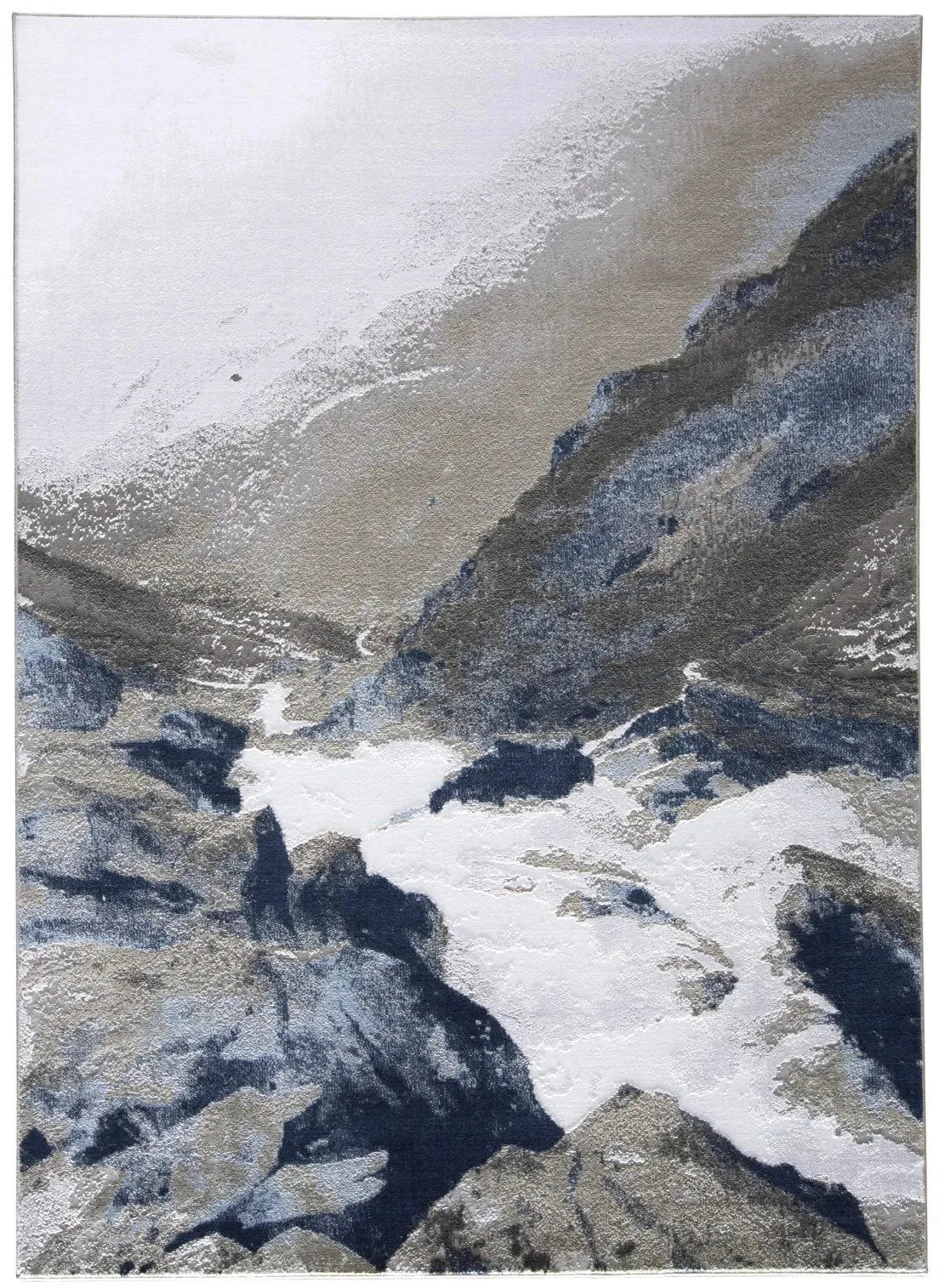 Gaspar 3838F White/Gray Rug