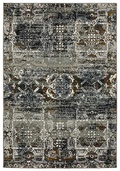 Gemini 2060V Charcoal/Multi Rug