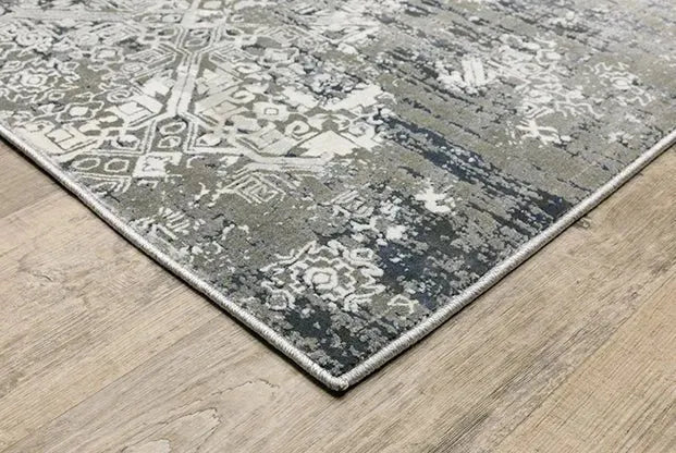 Gemini 2H Silver/Grey Rug