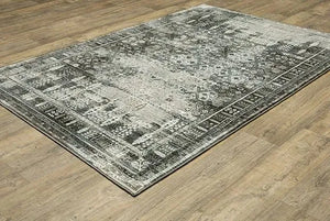 Gemini 70N Grey/Black Rug
