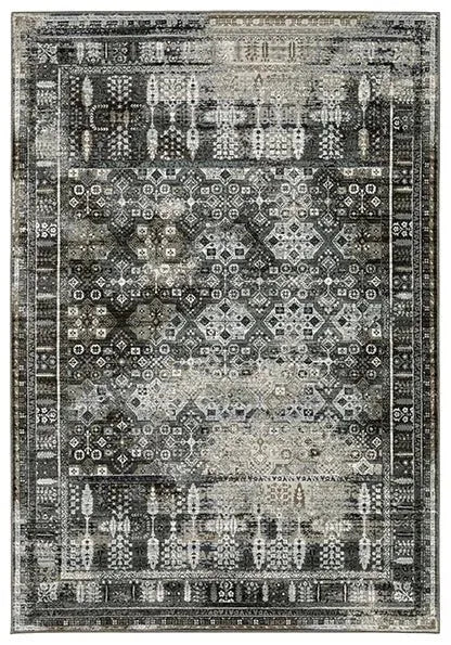Gemini 70N Grey/Black Rug