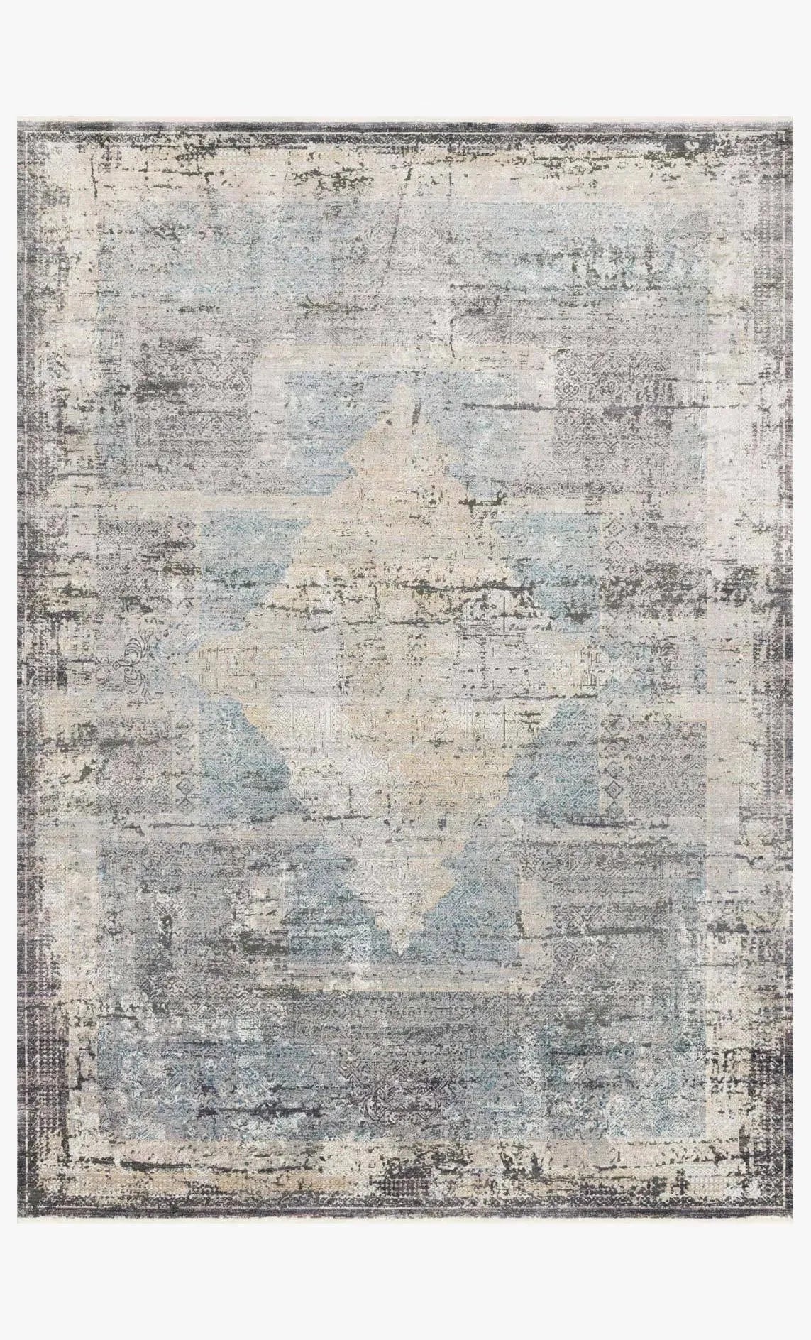 Gemma GEM-04 Charcoal/Multi Rug