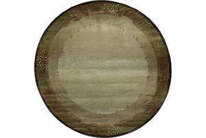 Generations 112G Green/ Beige Rug