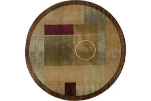 Generations 1987G Green/ Brown Rug