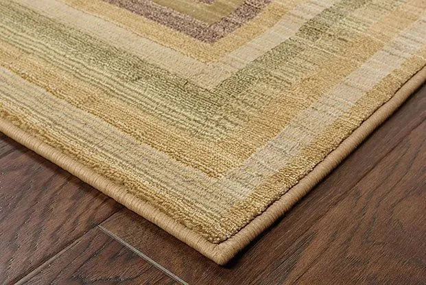 Generations 281J Beige/ Green Rug