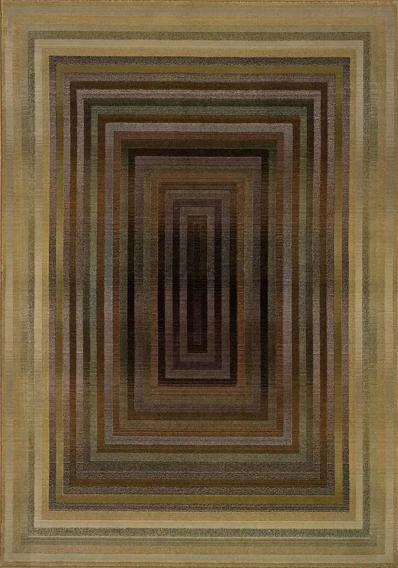 Generations 281J Beige/ Green Rug