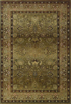 Generations 3434J Beige/ Green Rug