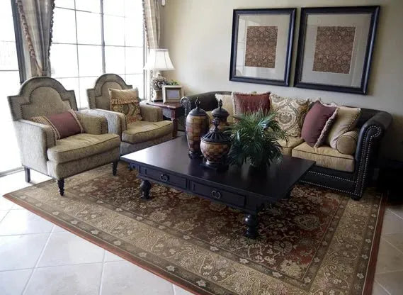 Generations 3434R Red/ Beige Rug