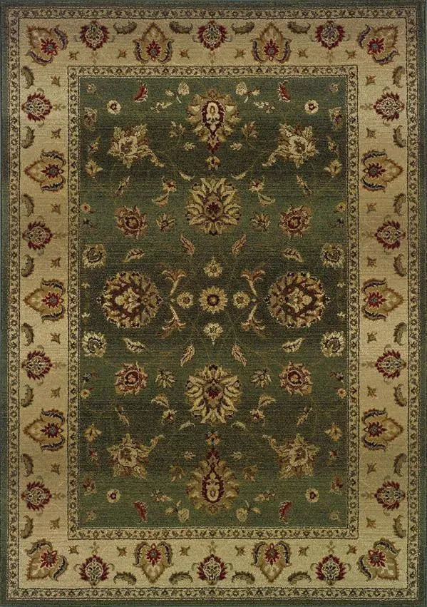 Genesis 34F Green/ Beige Rug