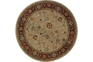 Genesis 521J Beige/ Red Rug