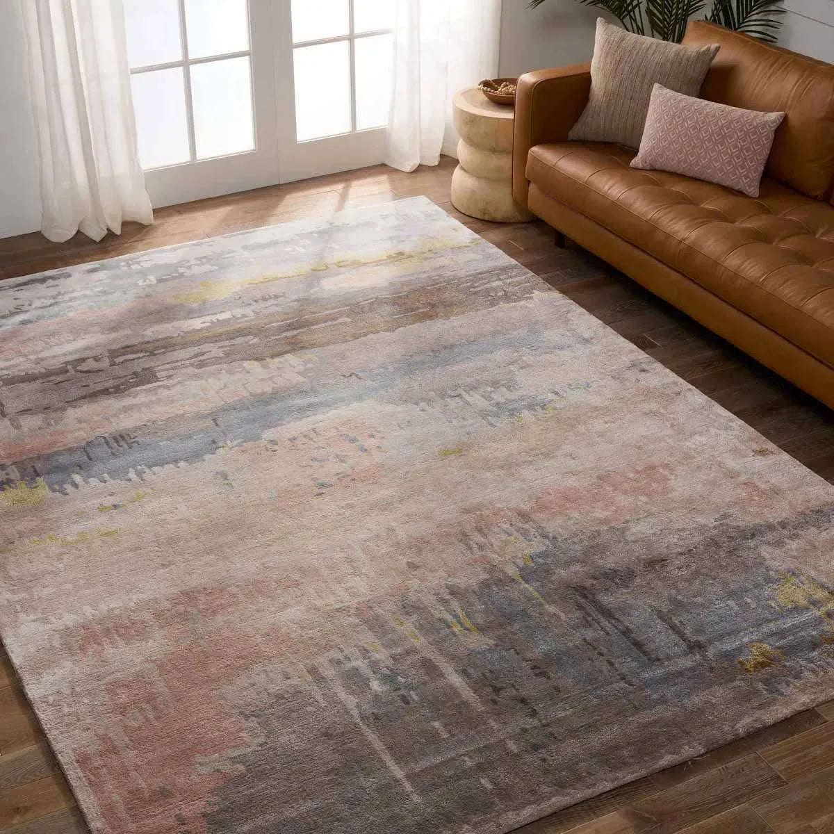 Genesis Ges17 Benna Blush/Light Blue Rug