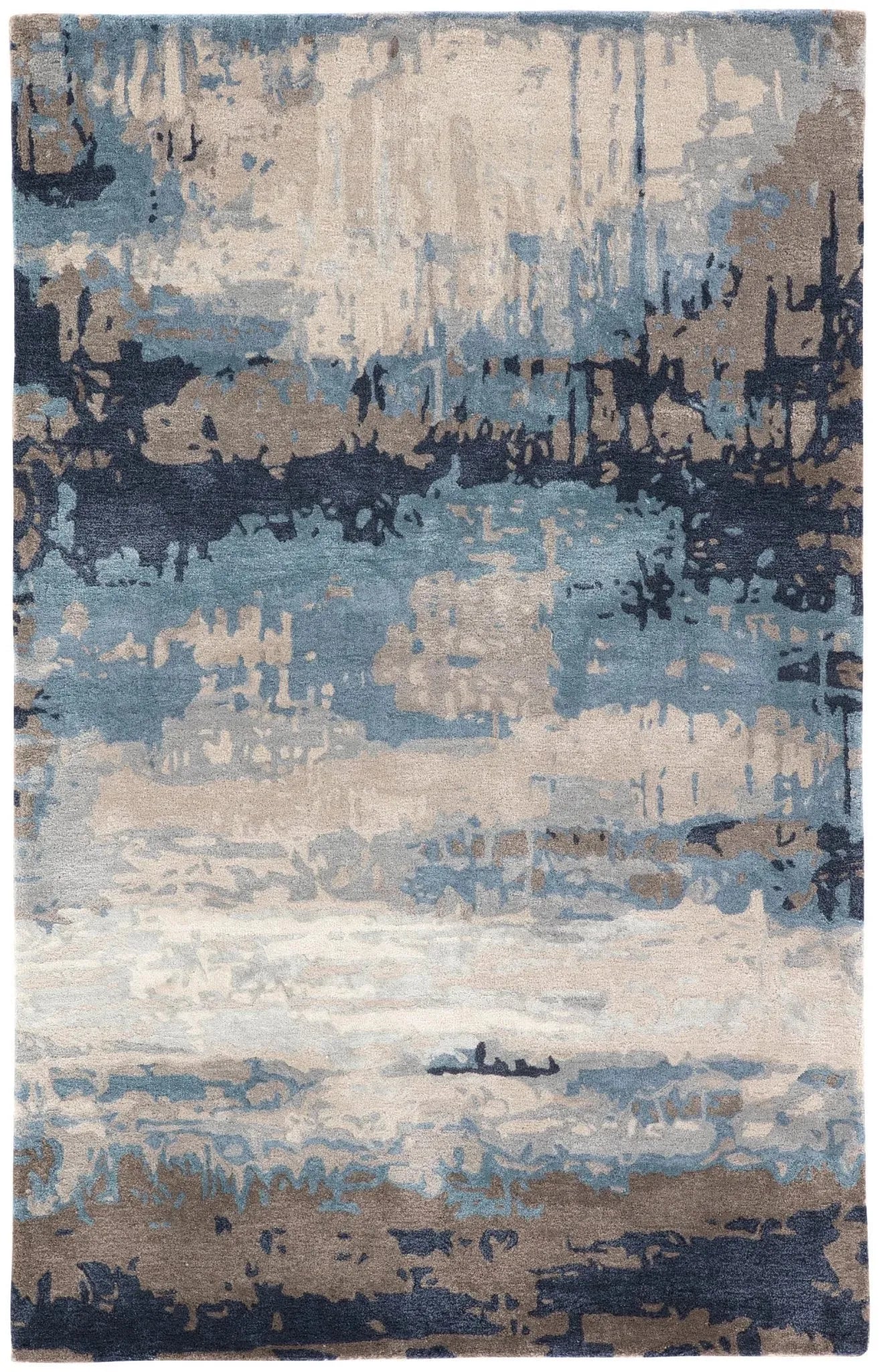 Genesis Ges18 Benna Blue/Gray Rug