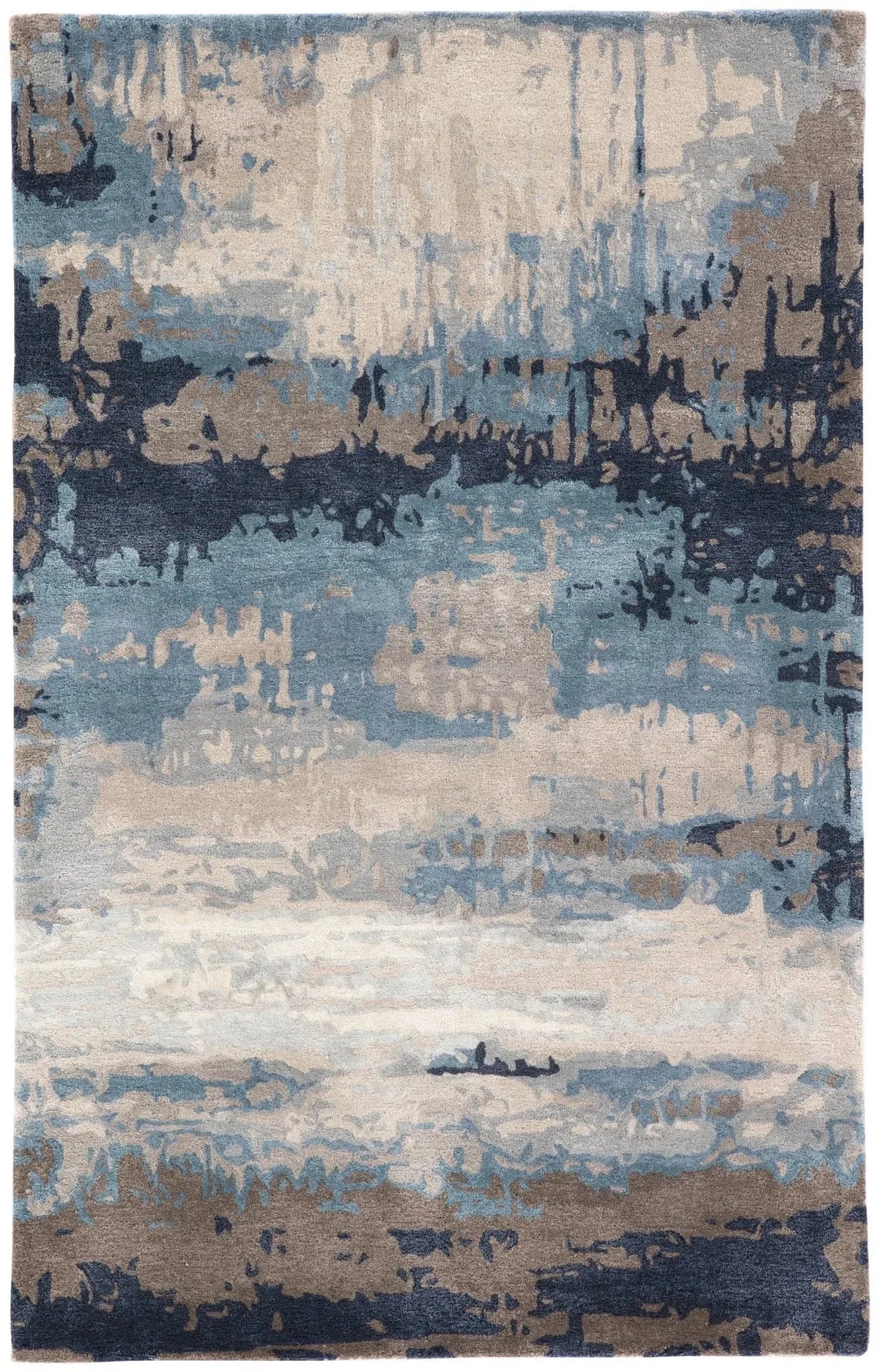 Genesis Ges18 Benna Blue/Gray Rug