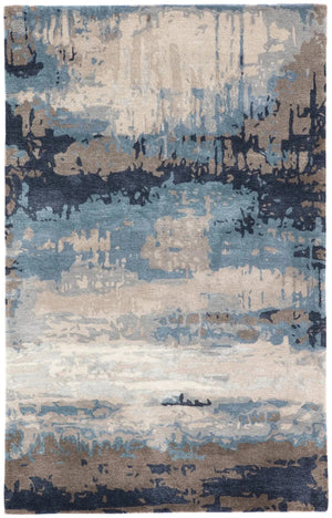 Genesis Ges18 Benna Blue/Gray Rug