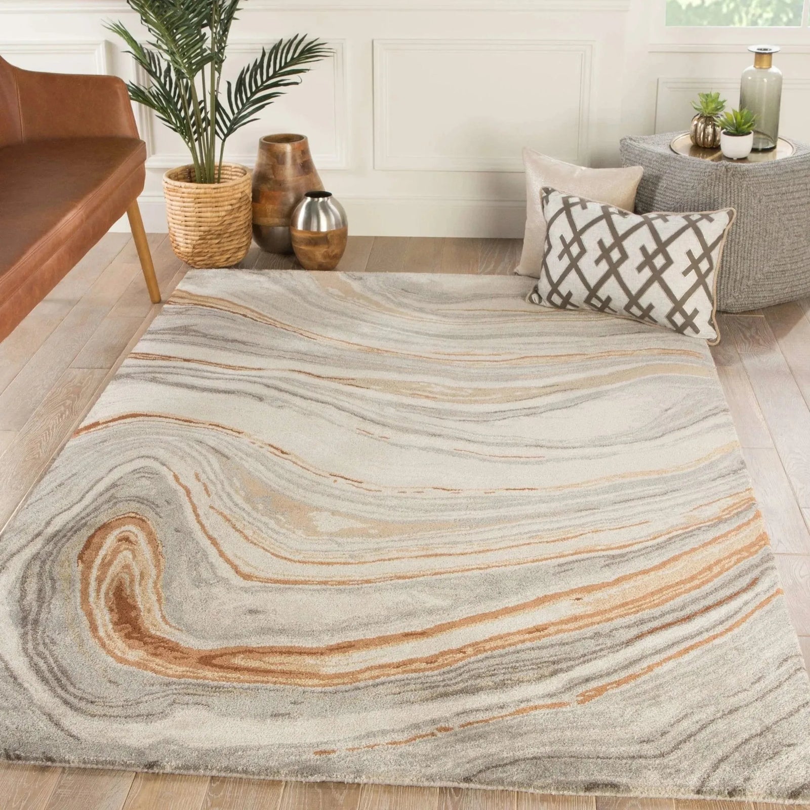 Genesis GES21 Atha Crockery/Gargoyle Rug