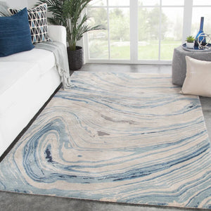 Genesis Ges22 Atha Blue/Gray Rug