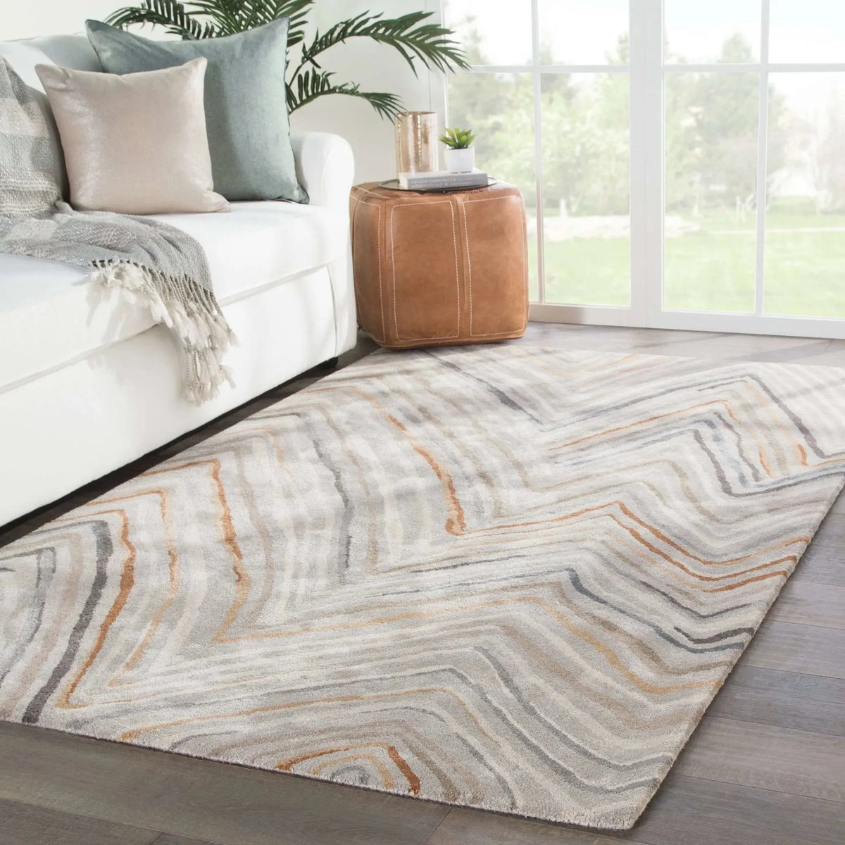 Genesis GES29 Sadie Feather Gray/Tannin Rug