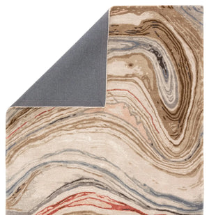 Genesis Ges31 Atha Brown/Red Rug