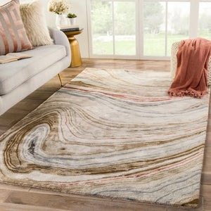 Genesis Ges31 Atha Brown/Red Rug