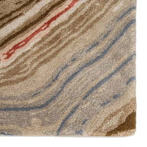 Genesis Ges31 Atha Brown/Red Rug