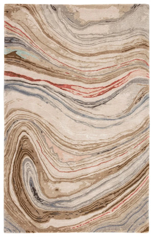 Genesis Ges31 Atha Brown/Red Rug
